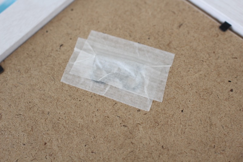 フォトフレーム_マスキングテープでカバー