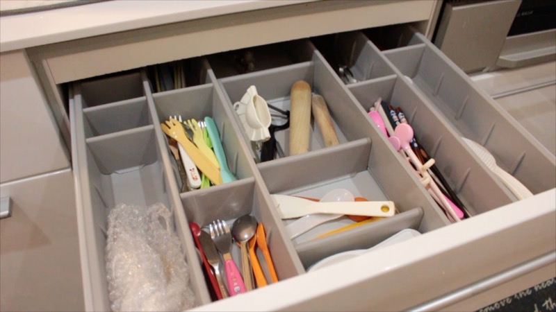 キッチンの引き出し