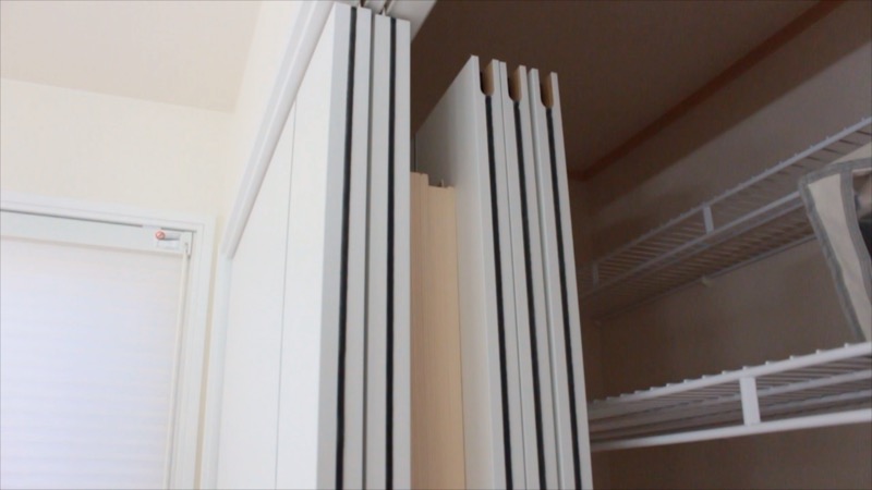 吊り戸_クローゼットに収納