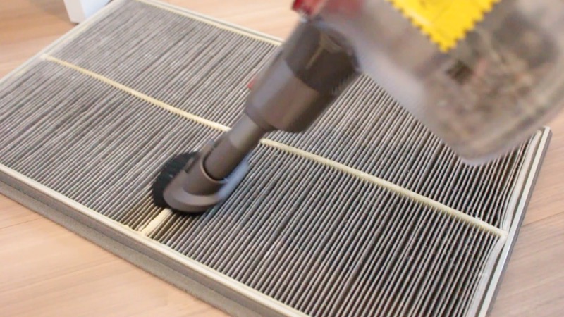 給気フィルター_掃除機