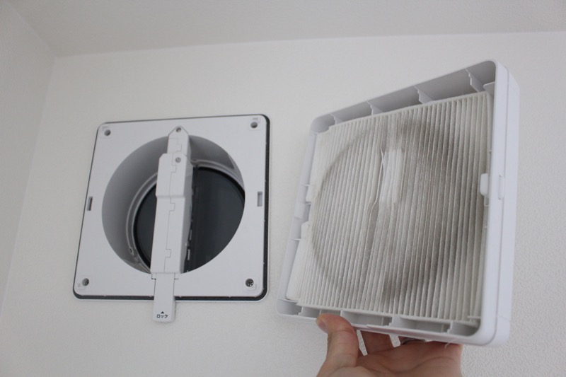 ダイニング給気口_フィルター