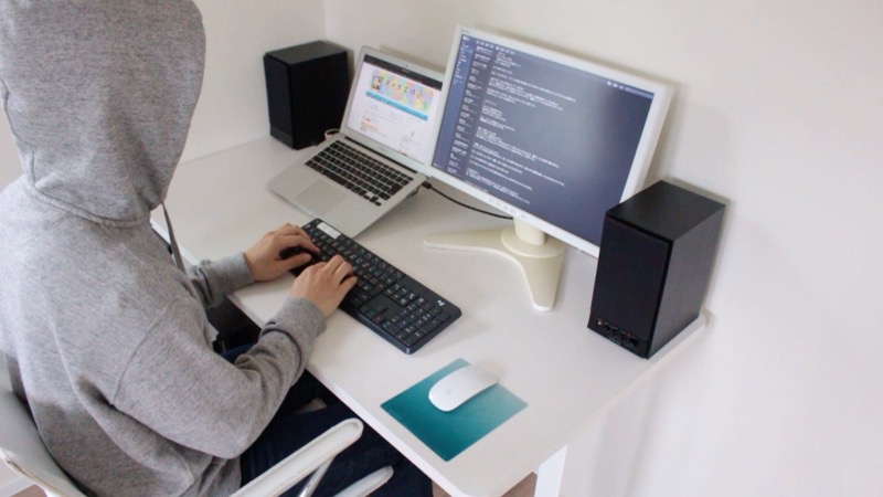 FLEXISPOT_座ってPC作業