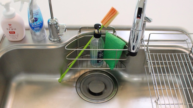 キッチン_シンクの水切りラック