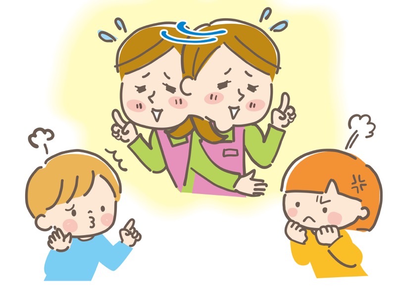 兄弟喧嘩_仲裁する母