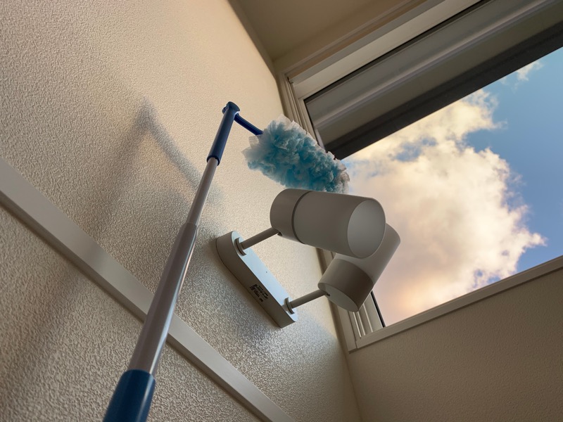 ウェーブハンディワイパー_照明掃除