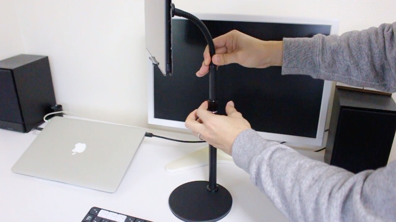 タブレットスタンド_高さ固定