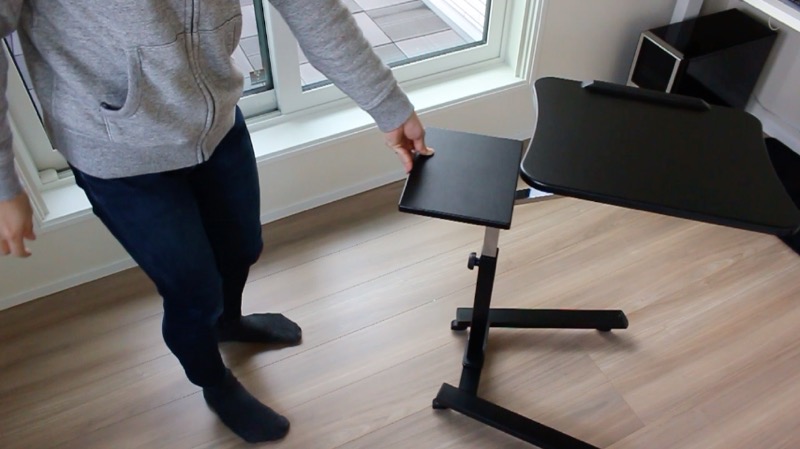 Tatkraftデスク_キャスター移動