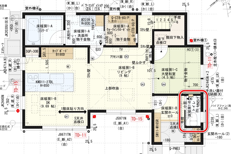 間取り図_1階_トイレ
