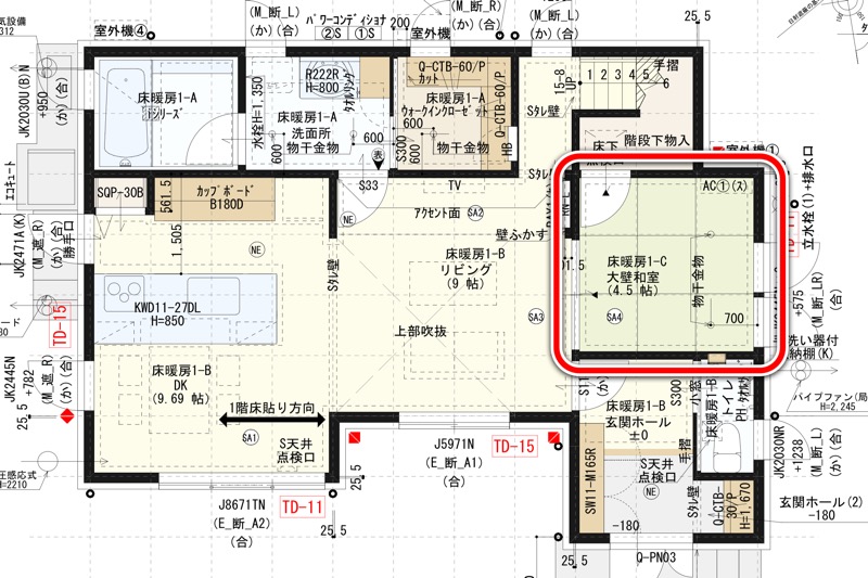間取り図_1階_和室