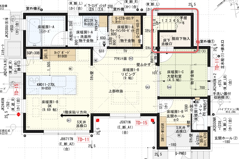 間取り図_1階_階段