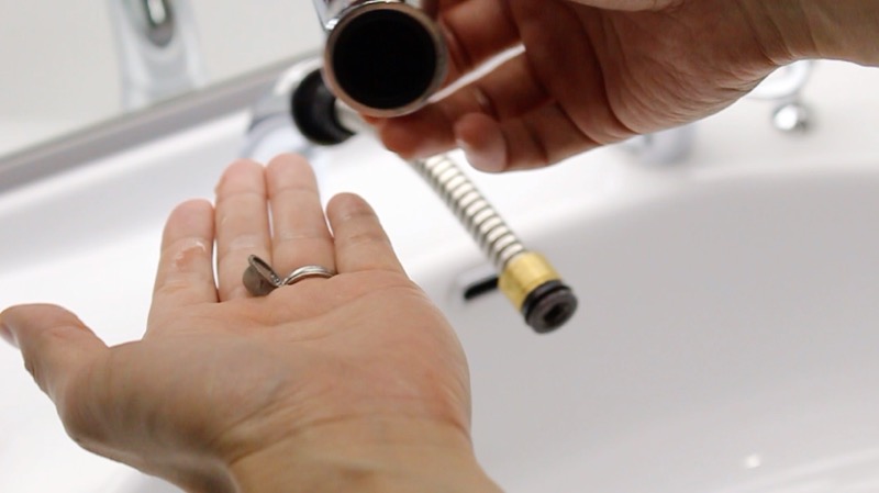 洗面台_シャワーヘッド分解3