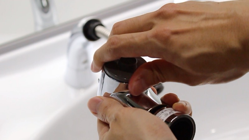 洗面台_シャワーヘッド分解4