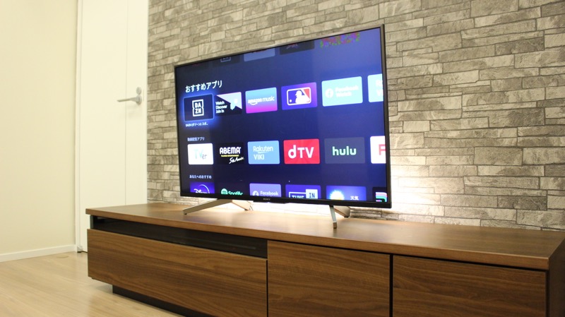 LEDテープライト_テレビ背面