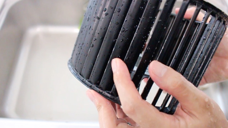 レンジフード_換気扇ファン_手洗い後塗装剥げ