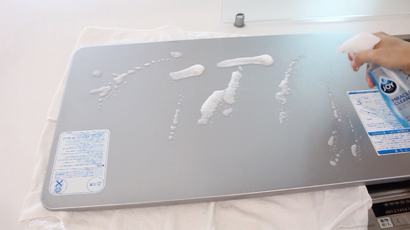 レンジフード_整流板表面_JOYで掃除