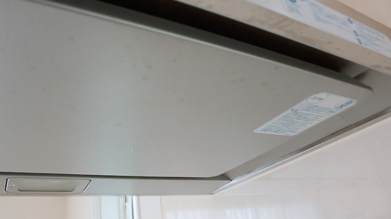 レンジフード_整流板表面の汚れ