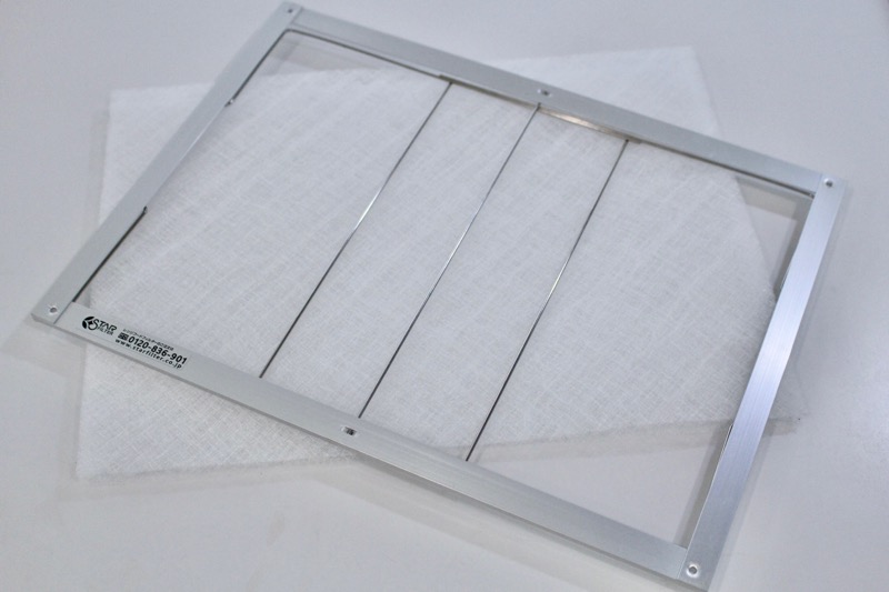 スターフィルター_取付枠とフィルター