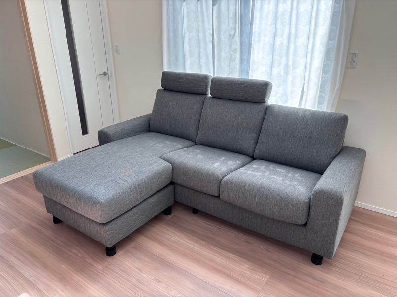 ニトリカウチソファ_カウチ左右入れ替え