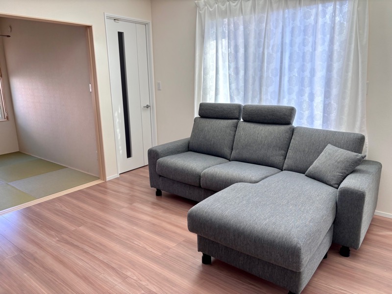 ニトリカウチソファ_全体3