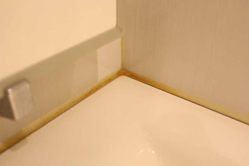 風呂のパッキンのカビ2