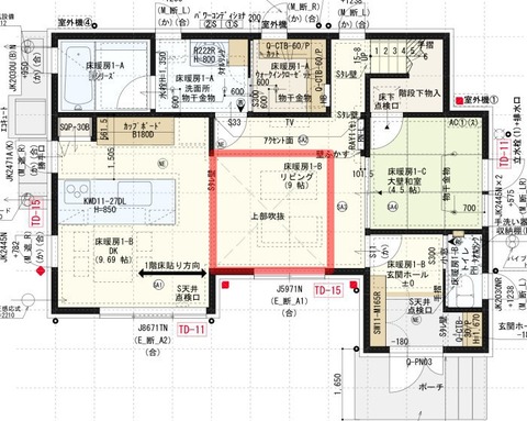 間取り_1階_吹抜け