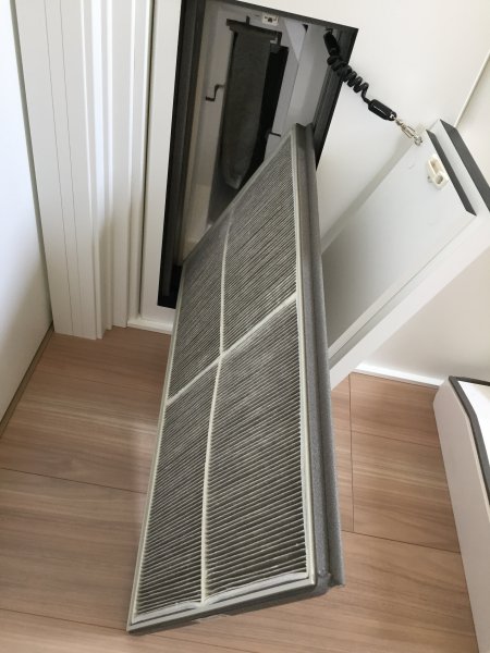 ロスガード_吸気口フィルター掃除4