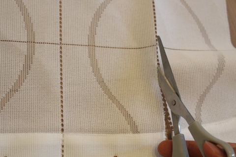 アコーディオンカーテン_切る