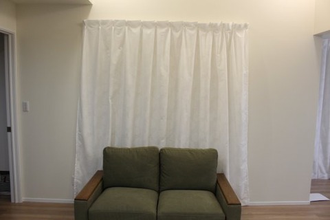 カーテン取付後_リビング