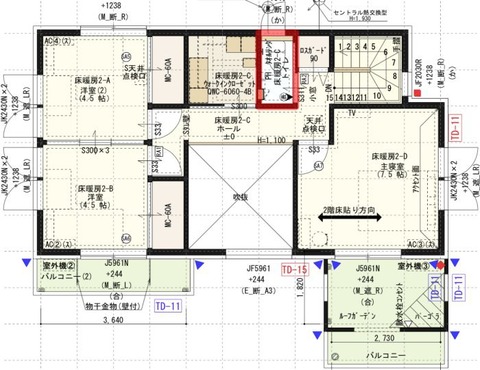 間取り_2階_トイレ