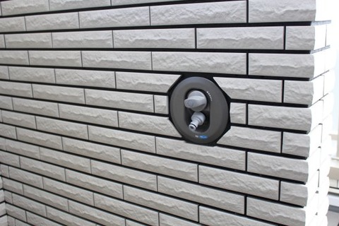 ルーフガーデンの水道